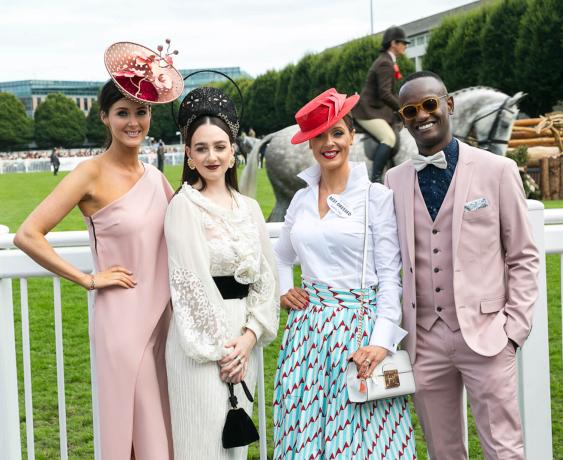 Aoibheann McMonagle named Dundrum Town Centre Best Dressed Lady at the 2017 Dublin Horse Show